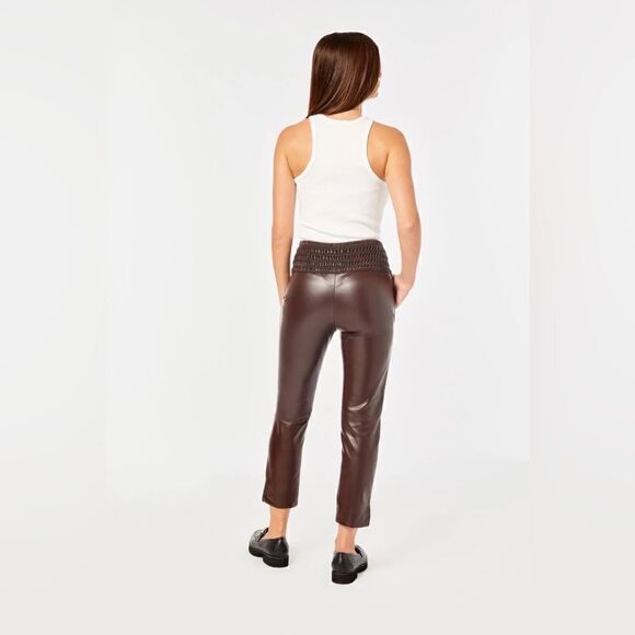 Cartolina Nantucket The Diana Pant - Chocolate Leather - Picture 2 of 5